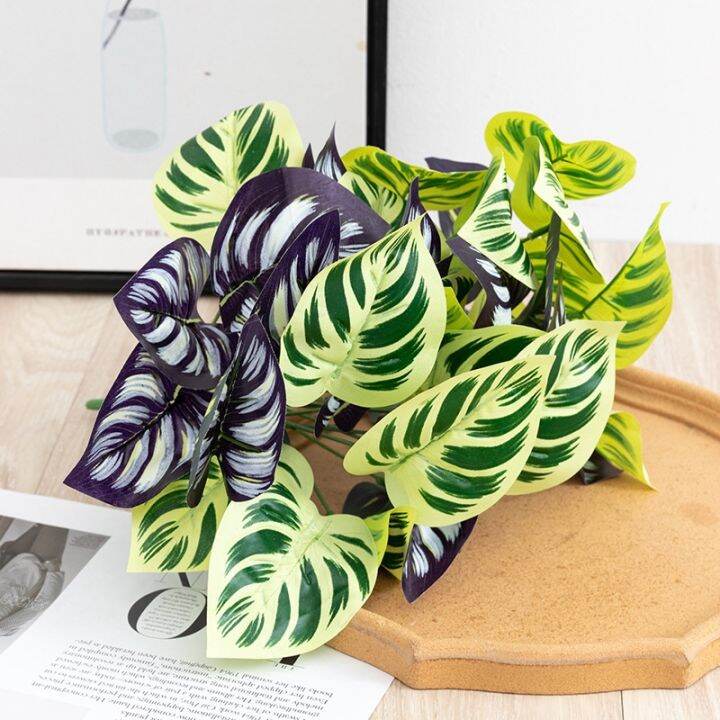 【COD】Artificial Leaves Fake Plants Green Fake Flowers Monstera Bouquet