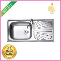 ซิงค์ฝัง 1 หลุม 1 ที่พัก MESTER DSX100 สีเงินBUILT-IN SINK MESTER DSX100 1B1D SILVER **จัดส่งด่วนทั่วประเทศ**