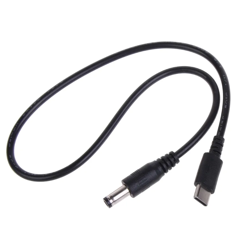 New Arrival】 UsbC TypeC to DC 5.5x2.5mm 9V 12V 15V 20V PD Trigger Power  Cable Converter Adapter Line for LCD Monitors Broadcast Radio