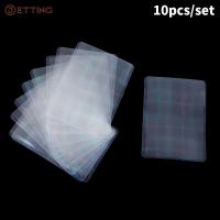 10pcs Clear Laser Neon Stars Flashing Card Sleeves Protector Game Cards For  Postcard Photo Album ID Credit Card Holder Bag Card Holders