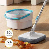 Mops เครื่องมือทำความสะอาดพื้นง่ายต่อการระบายน้ำ Squeeze Mop ทำความสะอาดในครัวเรือน360 ° Spin Home Floor Mop ทำความสะอาดไม้กวาดเครื่องครัว House