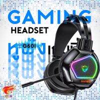 หูฟังเกมส์มิ่ง หูฟังเกมสเตอริโอ มาพร้อมไปLEDหลากสี Gaming Headset Stereo พร้อมไมโครโฟนสำหรับสื่อสาร รุ่นG601 เสียงดี สวมใส่สบาย น้ำหนักเบา ไม่ปวดหู