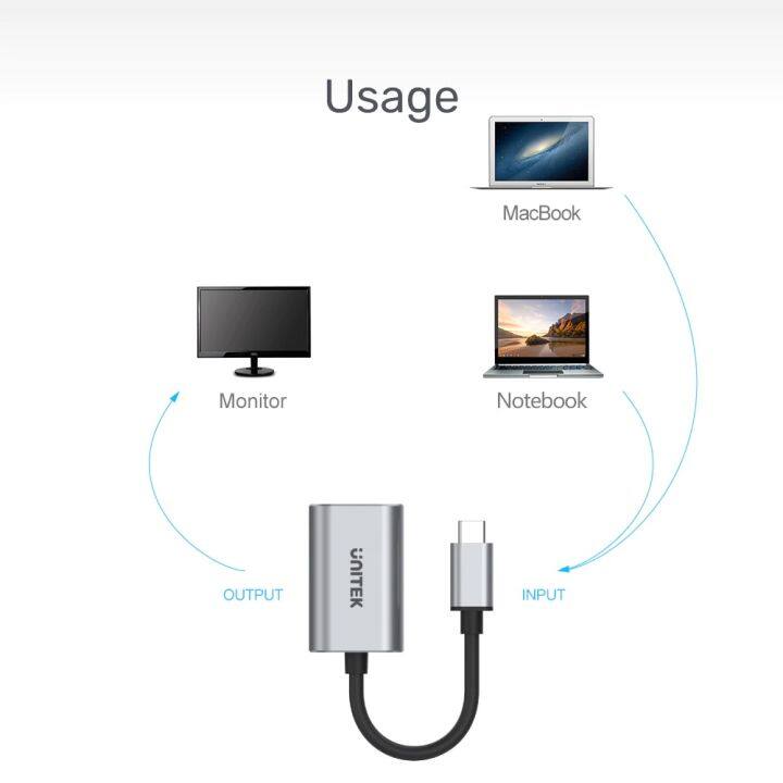 unitek-usb3-1-type-c-to-displayport-f-converter-y-6317-สินค้ารับประกัน-2-ปีศุนย์ไทยของแท้