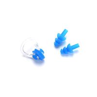 Adults Swimming Earplugs Set Nose Clip for Silicone Plug Waterproof Protection Diving Ear Plugs for Swimming Pool Equipment