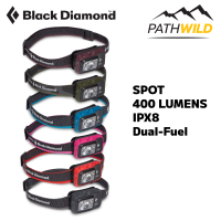 BLACK DIAMOND SPOT 400 LUMENS HEADLAMP ไฟฉายคาดหัว ความสว่าง 400 lm ฟังก์ชั่นการใช้งาน เหมาะทั้งเดินป่า และวิ่งเทรล