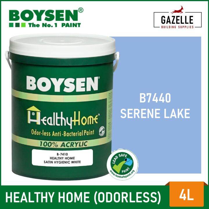 Boysen Healthy Home Odorless and AntiBacterial Anti Fungal Satin