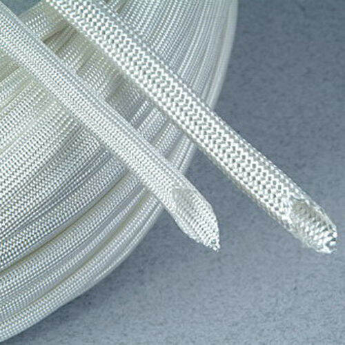 110mm 600 Deg.C High Temperature Braided Soft Fiberglass Sleeving Tube