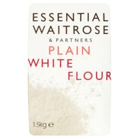 Waitrose Essential Plain White Flour เวทโทรส เอสเซนเชียล เพลน ไวท์ แป้งเอนกประสงค์ 1.5kg.