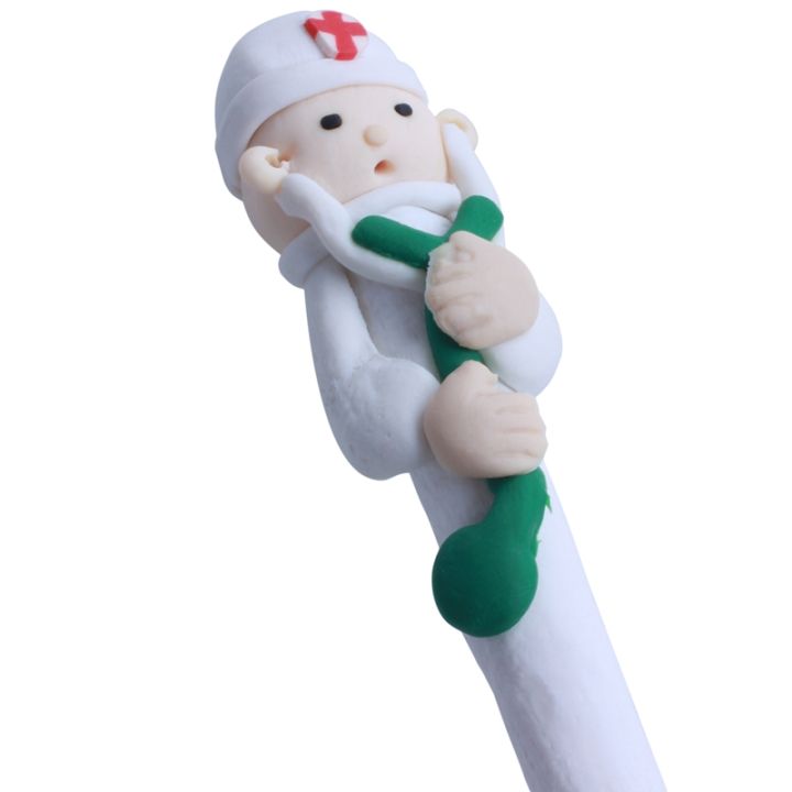 12pcs-cartoon-doctor-nurse-style-ballpoint-pens-nurse-gift-christmas-gift-for-school-family-office-hospital-kids