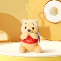 Winnie The Pooh Plush Dolls Gift For Girls Kids Bag Pendant Pooh Bear Stuffed Toys For Kids Backpack Keychain