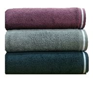 SANTAS ผ้าขนหนูสำหรับเช็ดตัว รุ่น MicroCotton Luxury ดีไซน์ EXPRESSENCE SOLID ขนาด 33x70 นิ้ว แพ็ค 1 ผืน