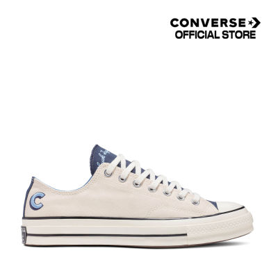 Converse รองเท้าผ้าใบ Sneaker คอนเวิร์ส Chuck 70 Sport Remastered Ox CREAM/NAVY Unisex (A06203C) A06203CF3CMNA