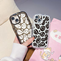 เคสรองรับการกระแทกรูปใบหน้าผีตลกสำหรับ iPhone 14 Pro Max 13 12 11 XR 8 7 SE2ฝาครอบกันกระแทกกันตก