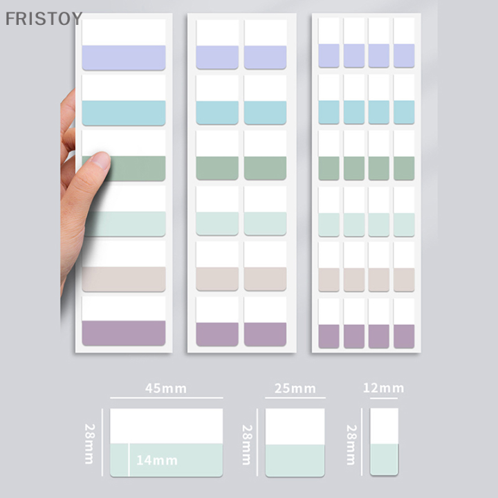 fristoy-240ชิ้นแถบกาวหลายสีเขียนได้ถอดออกได้เขียนได้เขียนได้เขียนได้บันทึกบุ๊คมาร์คเกอร์