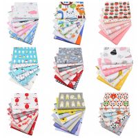 【YF】 Cartoon Printed Twill Cotton FabricDIY Sewing Quilting Textiles Patchwork Material Baby Childs BeddingShirtDoll Ect