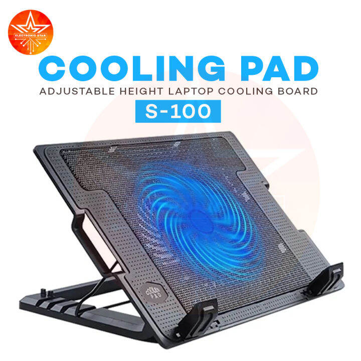 Electronic Star Portable S100 Single Cooling Fan Adjustable Height