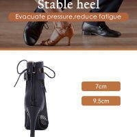 ผู้หญิงแฟชั่น Stilettos รองเท้าส้นสูง Plus ตาข่ายรองเท้าปากปลายางบางรองเท้าเต้นรำสำหรับสาว34-46เต้นรำ Shoes