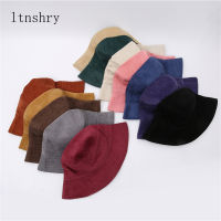 2021 New Autumn Winter Hat Women Solid Color Corduroy Bucket Hats Unisex Retro Pannama Fisherman Hats Outdoor holiday