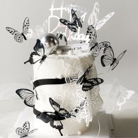 Butterfly Birthday Cake Topper Dark Queen Festival Cake Decoration Goddess Festival Cake Decorating Tools Party Supplies