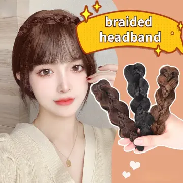 Braided Hair Band Wig Twist Headbands Elastic Braided Headband Hair Hoop