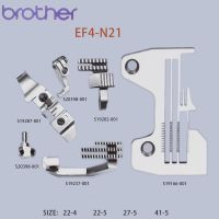 BROTHER Sewing Machine Gauge Set EF4-N21 Needle Plate S19166 Feed Dog S19202S19237Presser Foot S19287Needle Clamp S20398