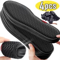 4pcs Bamboo Charcoal Deodorant Insoles Mesh Breathable Absorb-Sweat Shoe Pads Men Running Sports Shoes Insert Deodorant Insole