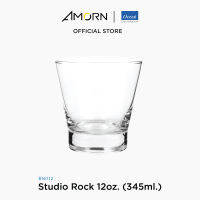 AMORN - (Ocean)  B16112  Studio Rock - แก้วสตูดิโอ  แก้วดริ๊งเเวร์ แก้วโอเชี่ยนกลาส  12 oz. ( 345 ml.)