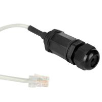 1PCS Network Waterproof Connector RJ45 Cable Connector M20 Flame Retardant LAN Panel Mount Wire Connector Cables