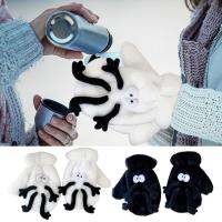 Mittens for Women Warm and Fuzzy Mittens for Women with Anthropomorphic Briquettes Shape Mittens for Women Cold Weather Snow Gloves for Teen chic