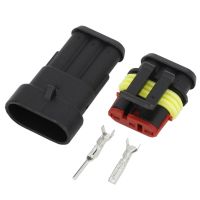 ►✾▽ 50 Sets 3 Pin 1.5 ConnectorsWaterproof Electrical Wire Connector DJ7031-1.5-11/21 Xenon lamp connector Automobile