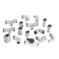 【YF】○▽㍿  1/2 RO Fitting 16 Types Male Female Thread Coupling Elbow POM Hose PE Pipe Filter Parts