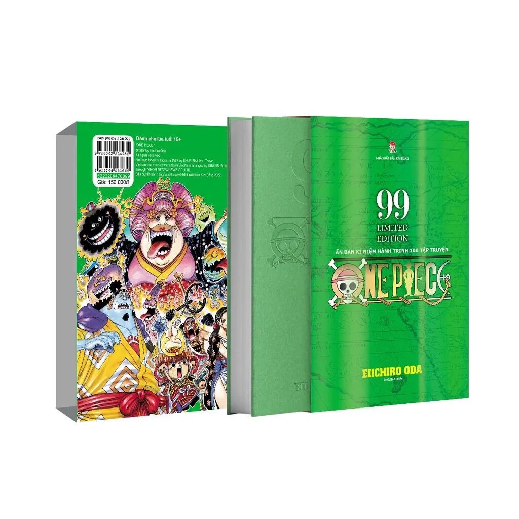 Combo One Piece 99 100 101 1 Limited 1 Bia Gập 1 Bia Rời Seal Lazada Vn