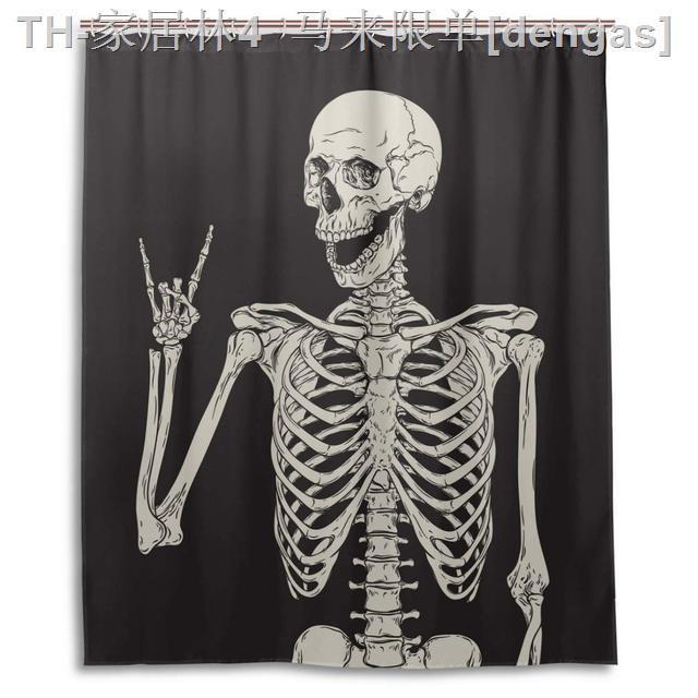 cw-theme-raven-shower-curtain-horror-scary-and-curtains-with-hooks