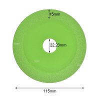 【lz】▦  Rebolo para telha de vidro mármore de jade lâmina de serra de corte cerâmica ferramentas rebarbadoras 100 tipo diamante disco 115mm 125mm 1pc