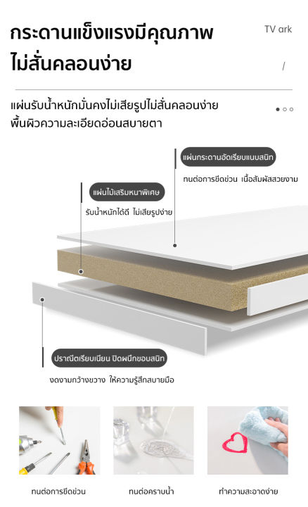 carpenter-craft-ชั้นวางทีวี-160x34x42ซม-ตู้วางทีวี-ชั้นวางtv-ตู้วางทีวีไม้-ตู้ทีวี-ทันสมัย-ตู้วางทีวีและชุดล็อกเกอร์-สีขาว