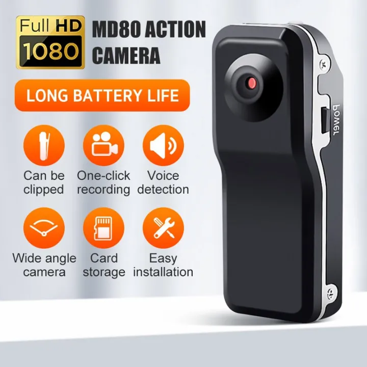 MD80 Mini camera Sports Camera DV DVR HD 1080P CCTV camera action