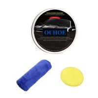 Car Wax Crystal Plating Set Hard Glossy Wax Layer Paint Care Coating Tiny Scratch Repair Maintenance With Towel And Sponge