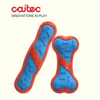 CAITEC Dog Toys Squeaking Stick and Bone Floatable Springy Suitable for Tossing and Chasing Soft