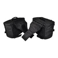 Universal Saddle Bags Waterproof Side Bags Black Storage Bag 2Pcs Black Multifunctional Storage Bag for Motorcycles Mountain Bikes Bicycles excitement