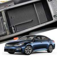 รถคอนโซลกลางที่ใส่ถาดที่เท้าแขนกล่องเก็บภาชนะสำหรับ Kia K5 Optima DL3 2020 2021ถุงมือกล่องช่องออแกไนเซอร์