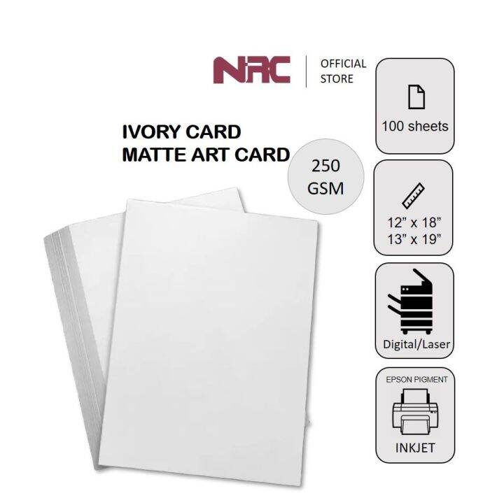 NERICO Premium Ivory Card / Matte Art Card 12