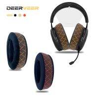 DEERVEER Replacement Ear Pad For Corsair HS50 Pro Stereo,HS60 Pro Stereo,HS70,HS70 Pro Wireless Headphones Memory Foam Cushions