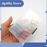 Dgdfhj Shop Electrical Heat Shrink Soldering Tube Sleeve Terminals Insulated Waterproof Butt Wire Connectors Soldered 1*Box (50pcs)