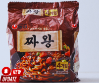 มาม่าเกาหลี จาวังพรีเมี่ยม  (แบบแห้งซอสดำ) ซอง-นงชิมJjawang Multi-Nongshim 짜왕멀티-농심 134gx4  pack งแท้สินค้านำเข้าจากเกาหลี พร้อมส่ง  หมดอายุ  10-11-23