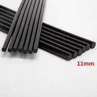 30pcs 11mm Black Hot Melt Glue Stick ความหนืดสูงกาวแท่งซิลิโคนสำหรับครัวเรือน DIY วิกผม Bonding-Apeupoe