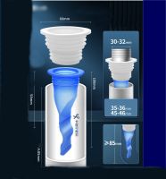 ชุดครอบปิดท่อน้ำทิ้ง พร้อมฝาครอบ ใช้กับซิงค์อ่างล้างจาน เครื่องซักผ้า อ่างล้างหน้า ดักกลิ่นท่อ กันแมลงในท่อ ดักกลิ่นท่อน้ำ