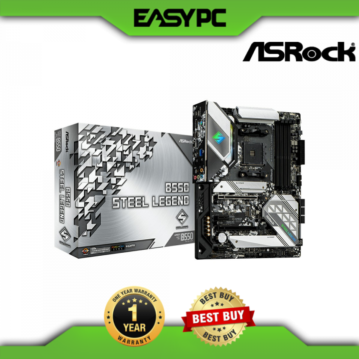 EasyPC Asrock B550 Steel Legend Socket Am4 Ddr4 Motherboard | Lazada PH