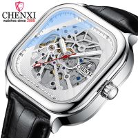 ZZOOI CHENXI Men Automatic Mechanical Watch Top Luxury Brand Tourbillon Business Waterproof Clock Male Stainless Steel Wristwatch