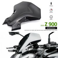 ชุดกีฬาสำหรับคาวาซากิ Z 900 Z650 2020 2021 2022 2023รถจักรยานยนต์อุปกรณ์กีฬากระจกหน้ารถที่กันสาดรถยนต์