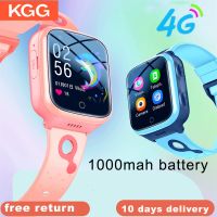 นาฬิกาโทรศัพท์การสนทนาทางวิดีโอ K9 4G นาฬิกาเด็กพร้อมแบตเตอรี่1000Mah GPS ตำแหน่ง Wifi SOS โทรกลับนาฬิกาตรวจสอบอัจฉริยะของขวัญเด็ก